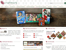 Tablet Screenshot of craftmark.org